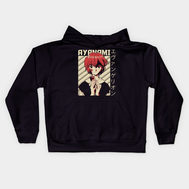 Evangelion Rei Kids Hoodie by Iravgustane